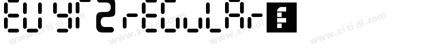 EU YT2 Regular字体下载字体转换
